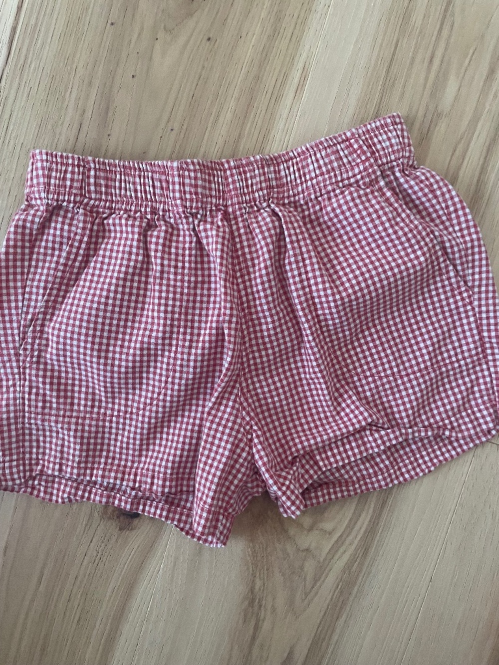 Coop Kids gingham red white boxer shorts 5t